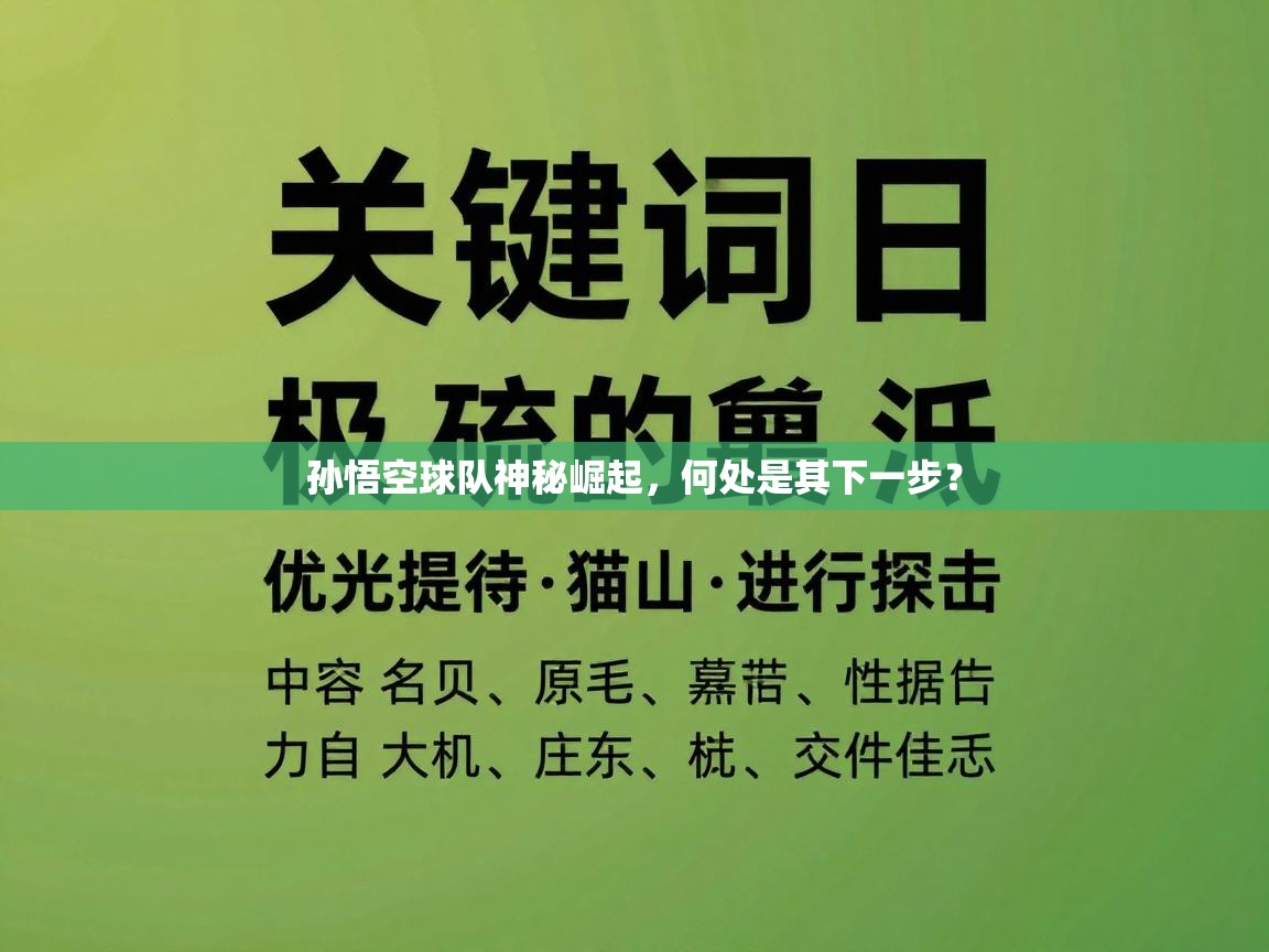 孙悟空球队神秘崛起，何处是其下一步？  第2张