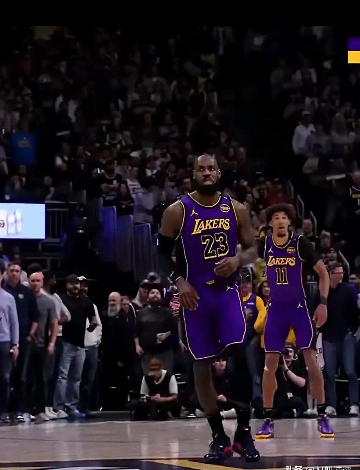 湖人战胜掘金，詹姆斯单场砍下27分8篮板8助攻的简单介绍